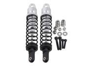 BQLZR 2Pieces Silver Alloy Shock Absorber 050019 for RC1 5 Off Road Car 175MM