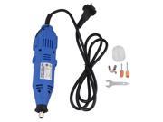 BQLZR Blue 110V 180W Electric Grinder Rotary Variable Speed Tools US Plug