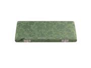 BQLZR Green Silk Satins Wood Saxophone Reed Box for 10 Reed with Soft Flannel