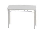 BQLZR Dollhouse Toy White Plastic Old Style Low Table 1 25Scale Building Model