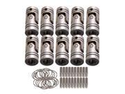BQLZR 10 x Universal Joint Motor Coupling Screw 12 x 12mm OD23mm Openning Square Holes