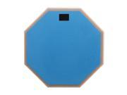 BQLZR Blue 12 Double Sided Snare Dumb Drum Practice Pad Realistic Feel