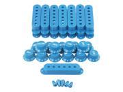 BQLZR 5 Pieces 48 50 52mm Pickup Cover Switch Set for Electric Guitar Parts Blue