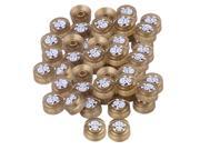 BQLZR 80PCS Golden peed Control Knob White Skull Replacement For Electric Guitar