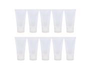 BQLZR 10 Pieces 30mml Portable Empty Cosmetic Shampoo Containers Tubes