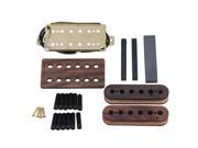 BQLZR DIY Brown 70x38mm Neck Humbucker for Electric Guitar Replacement 52mm