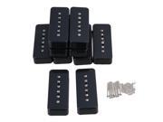 BQLZR 10 Set of Black Soap Bar pickups For Electric Guitar Pickup Replacement