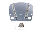 BQLZR Chrome Tremolo Vibrato Tailpiece Bridge w Wrench for Electric Guitar