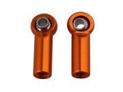 BQLZR 2 x Orange Aluminum Alloy M3 Ball Joints for RC1 16 1 18 All Model Cars