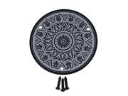 BQLZR 52mm Dia Alloy Electric Guitar Round Switch Cover Backplate Black