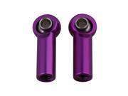 BQLZR 2 x Purple Aluminum Alloy M3 Ball Joints for RC1 16 1 18 All Model Car