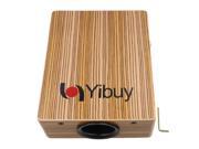 BQLZR Maple Wood Striped Color Professional Cajon Box Drum with Wrench