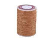 BQLZR Sewing Accessories Polyester Waxed Cord String Light Brown 0.7mm Dia