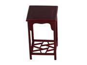 BQLZR 18x18x29MM Rose Wood Color 1 25 Mini Chinese Coffee Table Building Model