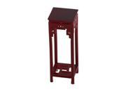 BQLZR 12x12x33mm Rose Color Mini 1 25 High Foot Chinese Table for Flower