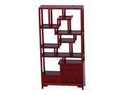 BQLZR 40x12x80MM Rosewood Color 2 Door 1 Drawer Dollhouse 1 25 Chinese Cabinet