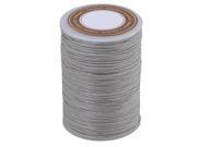 BQLZR Handmade Sewing Accessories Wax Waxed Cord String Light Grey 0.6mm Dia