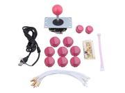 BQLZR Pink Push Button Arcade Games DIY Parts USB Encoder Controlers Board