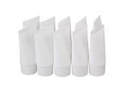 BQLZR 10 Pieces 84mm High White Soft Cosmetic Container Empty Tubes 30ml