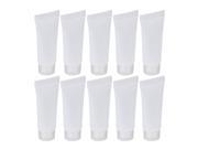 BQLZR 5ml Transparent Soft Cosmetic Cream Container Empty Set of 10