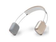 Oblanc Rendezvous Bluetooth 3.0 Wireless or Wired Headphone Champagne