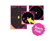 Birchwood Casey Shoot N C Target Bullseye 8 6 Targets Pink 34808