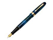 Xezo Phantom Nebula Fountain Pen. Limited edition of 500. Individually Numbered. Screw on cap. 18 Karat Gold Plated. Medium Nib