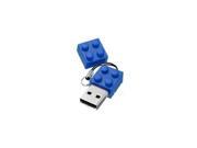 Euroge Tech® 32GB Blocks Shape USB Flash Drive Memory Stick Blue