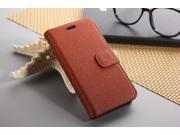Euroge Tech® Litchi Skin Flip Leather Pouch Stand Cases Cover For Google Nexus 5 Light brown