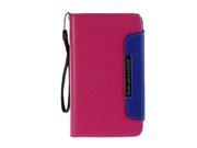 Euroge Tech Deluxe Folio Wallet Leather Case Pouch for Samsung i9220 N7000 Rose