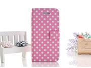 Euroge Tech® Polka Dot PU Leather Standing Case For iPhone 5 Pink