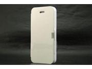 Euroge Tech® Luxury Magnetic Flip Leather Skin Cover Case For iPhone 5 White