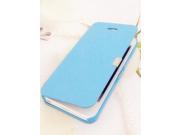 Euroge Tech® Luxury Magnetic Flip Leather Skin Cover Case For iPhone 5 Blue