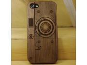 Euroge Tech 100% Walnut Wood Natural Wooden Case for iPhone 5 Camera1