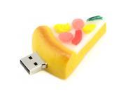 64GB Pizza Slice USB Flash Drive Yellow Food Series