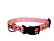 Sassy Dog Wear Adjustable Puppy Paws Dog Collar Made in USA