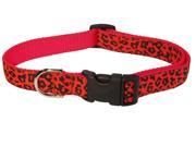 Sassy Dog Wear Adjustable Leopard Dog Collar Made in USA