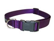 Sassy Dog Wear Adjustable Solid Nylon Webbing Dog Collar Made in USA