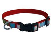 Sassy Dog Wear Adjustable Stripe Dog Collar Made in USA