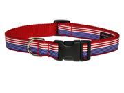 Sassy Dog Wear American Flag Dog Collar Adjusts Made in USA