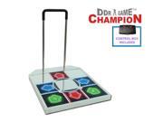 Dance Dance Revolution Champion Arcade Metal Dance Pad with Handle Bar for PS PS2