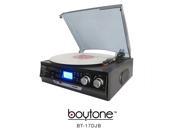 Boytone BT 17DJB Multi RPM Turntable Black