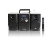 AXESS MS3912 Mini Entertainment System with AM FM USB CD MP3 Player Cassette Recorder With Headphone and Aux Jack
