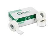 Cloth Silk Adhesive Tape 1 2 x10 Yd 24RL BX White
