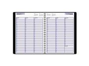 DayMinder Recycled Weekly Appointment Book Black 8 x 11 2014