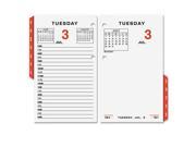 AT A GLANCE Two Page Per Weekday Calendar Refill 3 1 2 x 6 2014
