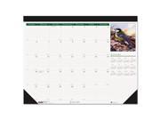 Wild Birds Photographic Monthly Desk Pad Calendar 22 x 17 2017
