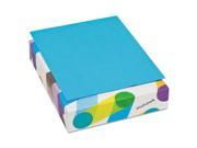 Mohawk 472208 BriteHue Multipurpose Colored Paper 20 lb 8 1 2 x 11 Blue 500 Sheets Ream 1 Pack