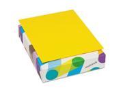 Mohawk 472808 BriteHue Multipurpose Colored Paper 20 lb 8 1 2 x 11 Sun Yellow 500 Sheets Ream 1 Pack