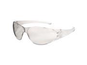 Crews Checkmate Safety Glasses Clear Temple Clear Lens Anti Fog